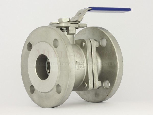 2pcs ball flanged valve