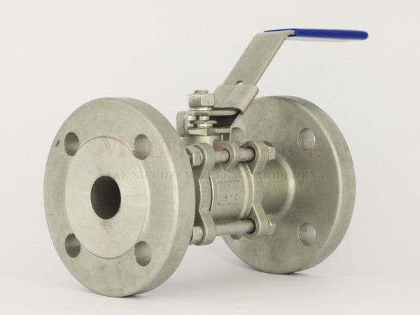 3pcs ball flanged valve