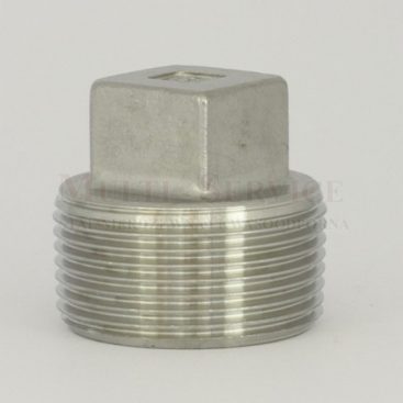 Square plug with conical thread no 24