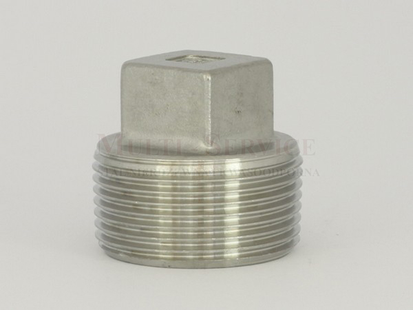 Square plug with conical thread no 24