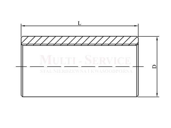 Threaded coupling no 01 150 Lbs