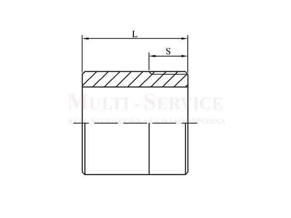 Threaded welding nipple no-04